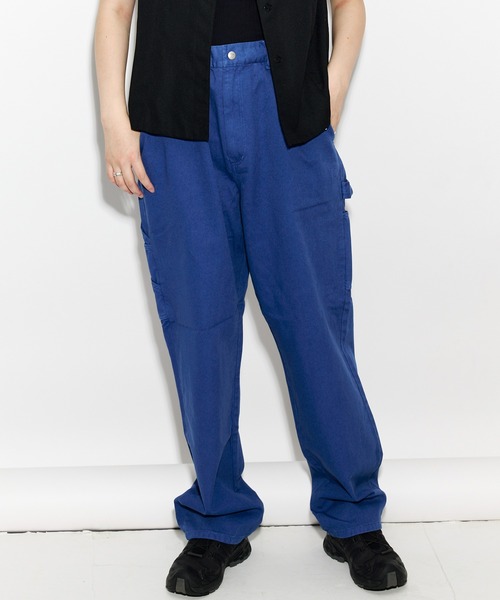 SMITH'S(スミス)の「【 SMITH’S / スミス 】 テーパード ペインターパンツ MNY 4175-5031(チノパンツ・メンズ・レッド/ライトグリーン/ラベンダー/ブルー/オレンジ・L/M)」の3枚目の写真