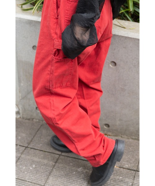 SMITH'S(スミス)の「【 SMITH’S / スミス 】 テーパード ペインターパンツ MNY 4175-5031(チノパンツ・メンズ・レッド/ライトグリーン/ラベンダー/ブルー/オレンジ・L/M)」の9枚目の写真