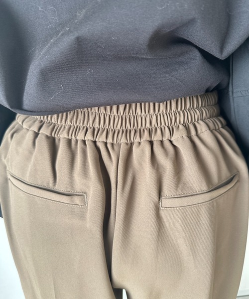 un dix cors(アンディコール)の「2重織2タックワイドパンツ(スラックス・レディース・モカ/ブラック・FREE/S)」の18枚目の写真