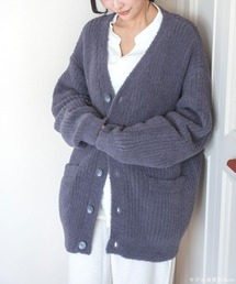 fran de lingerie | ふわふわ＆さらさらの極上手触りユニセックスが嬉しい楽ちんニット 「パウダーもこ ガウン」 ガウン(ルームウェア/パジャマ)