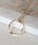 SENTI�i�Z���e�B�j�́uSENTI �Z���e�B / RING NECKLACE WAVE GOLD �V���o�[925�����O�l�b�N���X / 4079�i�l�b�N���X�j�v�b�S�[���h