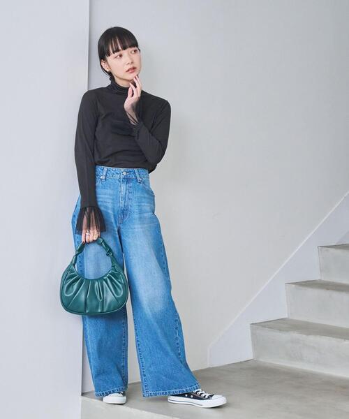 coen(コーエン)の「デニムバギーパンツ(デニムパンツ・レディース・ライトブルー/オフホワイト/コバルトブルー・M/S/L)」の18枚目の写真