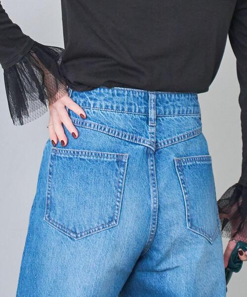 coen(コーエン)の「デニムバギーパンツ(デニムパンツ・レディース・ライトブルー/オフホワイト/コバルトブルー・M/S/L)」の15枚目の写真