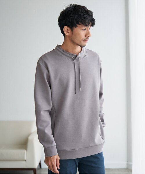 ikka（イッカ）の「【抗菌防臭】GOKU楽ダンボールルーイーカラー（スウェット・メンズ・グレー/スカイブルー/ネイビー/ホワイト・L/XL/S/M）」の18枚目の写真