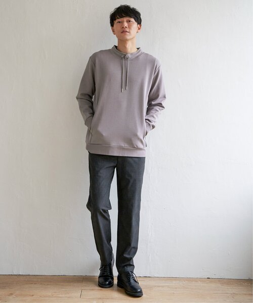 ikka（イッカ）の「【抗菌防臭】GOKU楽ダンボールルーイーカラー（スウェット・メンズ・グレー/スカイブルー/ネイビー/ホワイト・L/XL/S/M）」の17枚目の写真