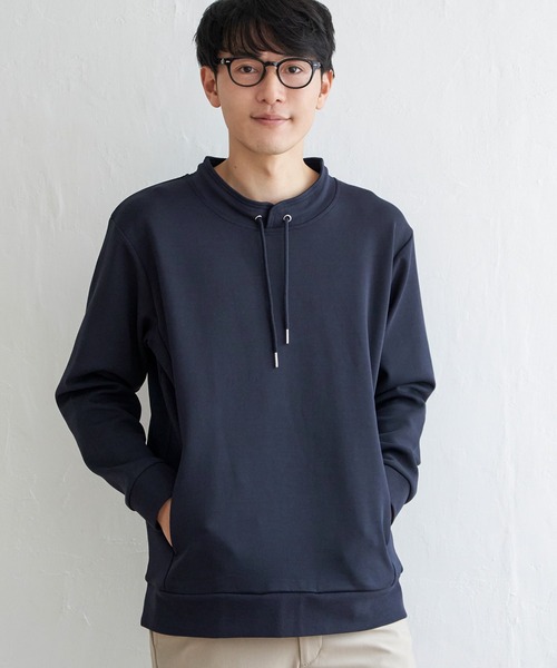 ikka（イッカ）の「【抗菌防臭】GOKU楽ダンボールルーイーカラー（スウェット・メンズ・グレー/スカイブルー/ネイビー/ホワイト・L/XL/S/M）」の11枚目の写真