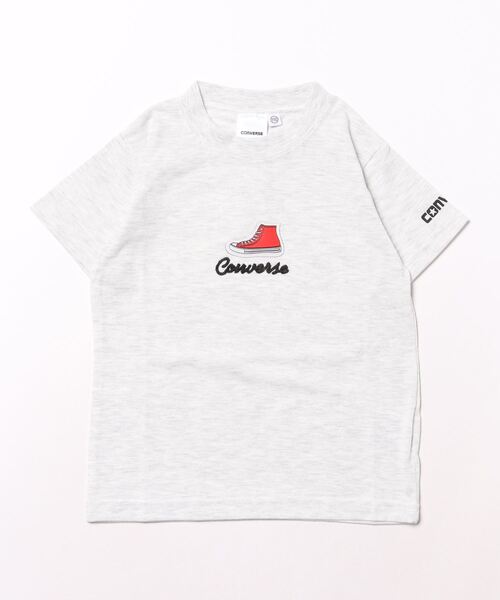 CONVERSE（コンバース）の「【CONVERSE】半袖Tシャツ/キッズ（Tシャツ/カットソー・キッズ・オートミール/ロイヤルブルー/オレンジ・130cm/120cm/110cm）」の2枚目の写真