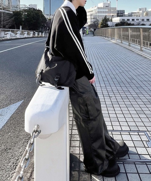 Figments（フィグメンツ）の「ミリタリーショルダーバッグ（ショルダーバッグ・レディース・オフホワイト/ブラック・FREE）」の4枚目の写真