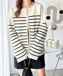 GeeRA | ダブルジップニットブルゾン(カーディガン/ボレロ)