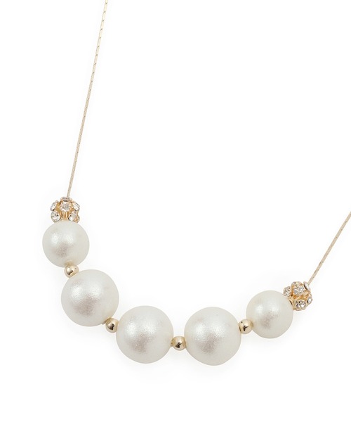 ROPE' PICNIC（ロペピクニック）の「ロンデル×パールネックレス（ネックレス・レディース・シルバー/ゴールド・FREE）」の6枚目の写真