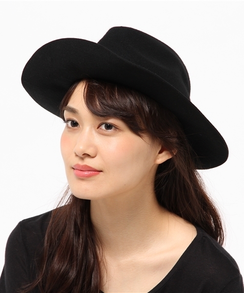 Heather(ヘザー)の「フェルトツバヒロHAT 565765(ハット・レディース・ブラック/ベージュ系その他/グリーン/ヘザ-グレー・FREE)」の9枚目の写真