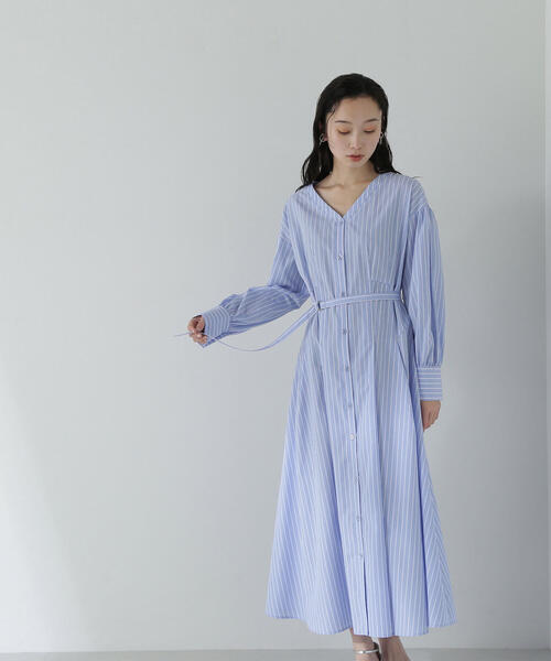 ぱやて 美品*Theory シャツワンピース ベルト フレア タック ぱやて様専用 美品*Theory シャツワンピース ベルト フレア