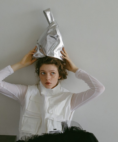 EFOLE(エフォル)の「ワンハンドル マルシェ バッグ(トートバッグ・レディース・ブラック/シルバー・FREE)」の14枚目の写真