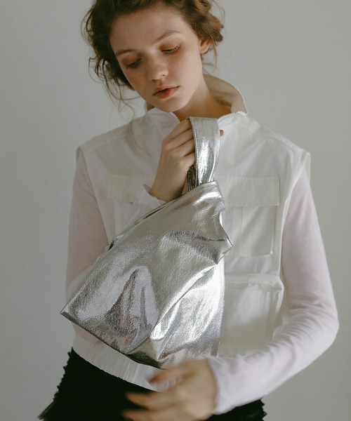 EFOLE(エフォル)の「ワンハンドル マルシェ バッグ(トートバッグ・レディース・ブラック/シルバー・FREE)」の5枚目の写真