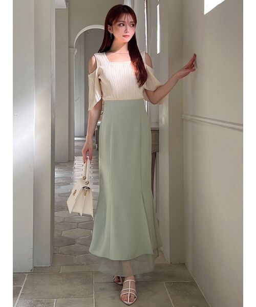 RESEXXY(リゼクシー)の「2wayスリーブニットトップス(ニット/セーター・レディース・アイボリー/ブラック/グレー・FREE)」の11枚目の写真