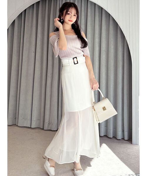 RESEXXY(リゼクシー)の「2wayスリーブニットトップス(ニット/セーター・レディース・アイボリー/ブラック/グレー・FREE)」の15枚目の写真