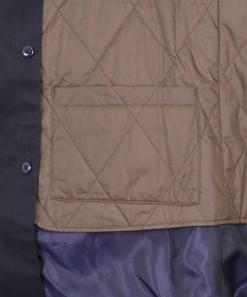 SHIPS(シップス)の「SD: 【WINDSTOPPER】 ステンカラーコート■(ステンカラーコート・メンズ・ネイビー/ブルー/ベージュ/ブラック・LARGE/X-LARGE/MEDIUM/SMALL)」の7枚目の写真