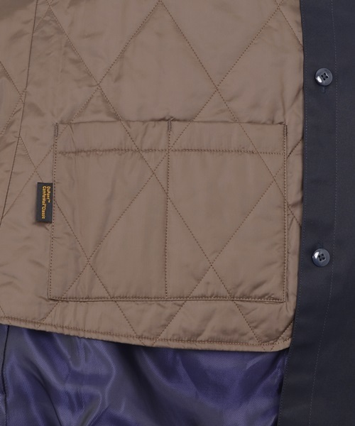 SHIPS(シップス)の「SD: 【WINDSTOPPER】 ステンカラーコート■(ステンカラーコート・メンズ・ネイビー/ブルー/ベージュ/ブラック・LARGE/X-LARGE/MEDIUM/SMALL)」の8枚目の写真