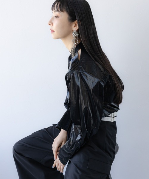 HARE グリッターボウタイシャツ HARE（ハレ）の「グリッターボウタイシャツ(HARE)（シャツ
