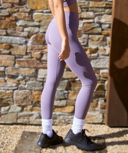 Ungrid（アングリッド）の「【ムラサキスポーツ限定】UNGRID/アングリッド フィットネス 水陸両用 セットアップ対応 540501（レギンス/スパッツ・レディース・グレー/パープル/ブラック・M/L）」の20枚目の写真