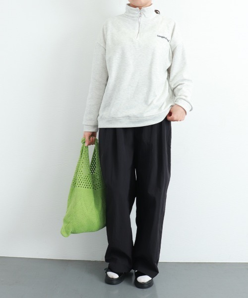 Miniministore(ミニミニストア)の「リラックスパンツ レディース 薄手6色(その他パンツ・レディース・ブラック/アイボリー/ピンク/グリーン/ベージュ/ダークグレー・L/M)」の10枚目の写真
