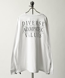 【ADAMPATEK/アダムパテック】logo embroidery long sleeve/ロゴ刺繍ロングスリーブTシャツ