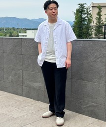 古着 バナリパ リネンスラックス リネンパンツ ワイドパンツ ストリート 古着 JONES NEW YORK ツータック リネンパンツ スラックス