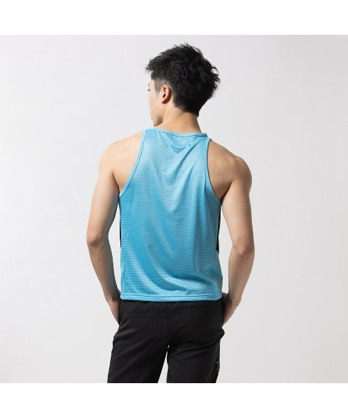 Reebok(リーボック)の「ランニング スピードウィック シングレット / RUN SPEEDWICK SINGLET(タンクトップ・メンズ・アイボリー/ライトブルー・LARGE/MEDIUM/SMALL/XX-LARGE/X-LARGE)」の8枚目の写真