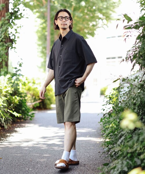 B:MING by BEAMS(ビーミングバイビームス)の「B:MING by BEAMS / ドビー レギュラーカラー 吸水速乾 シャツ(シャツ/ブラウス・メンズ・ブラウン系その他5/ブラック・X-LARGE/LARGE/MEDIUM/SMALL)」の3枚目の写真