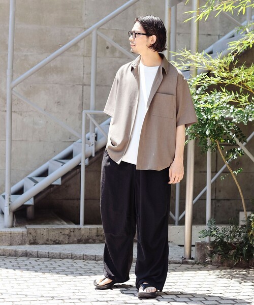 B:MING by BEAMS(ビーミングバイビームス)の「B:MING by BEAMS / ドビー レギュラーカラー 吸水速乾 シャツ(シャツ/ブラウス・メンズ・ブラウン系その他5/ブラック・X-LARGE/LARGE/MEDIUM/SMALL)」の7枚目の写真