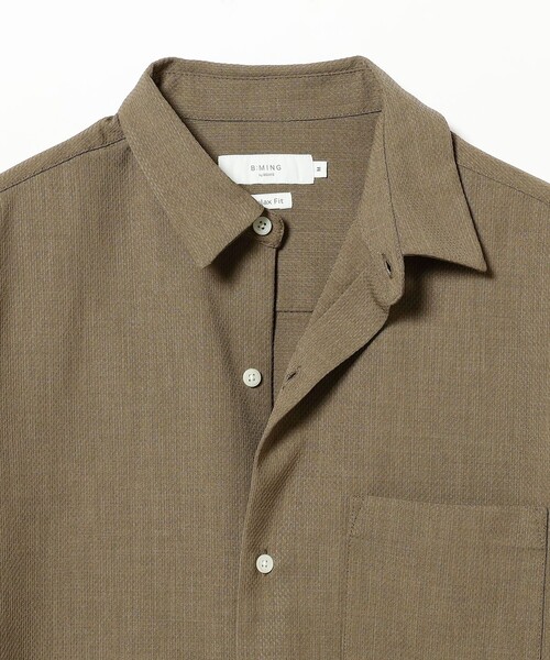 B:MING by BEAMS(ビーミングバイビームス)の「B:MING by BEAMS / ドビー レギュラーカラー 吸水速乾 シャツ(シャツ/ブラウス・メンズ・ブラウン系その他5/ブラック・X-LARGE/LARGE/MEDIUM/SMALL)」の14枚目の写真