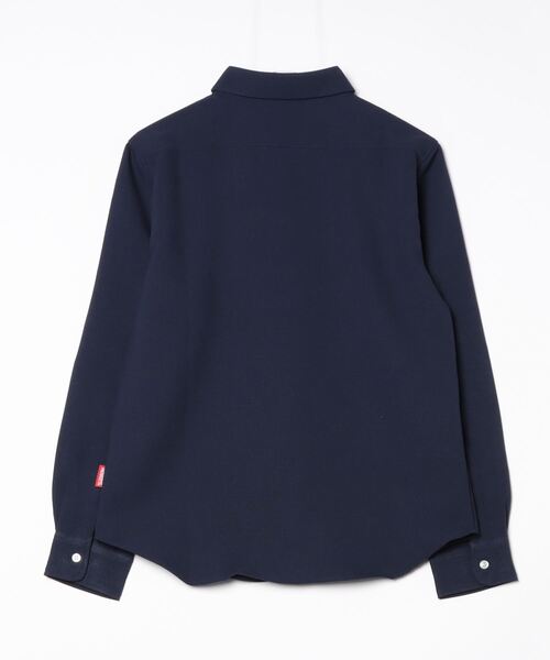 Healthknit(ヘルスニット)の「【Healthknit/ヘルスニット】COOL TOUCH ロングスリーブ レギュラーカラー ワンポイントシャツ(シャツ/ブラウス・メンズ・グレイッシュベージュ/ブラック/ネイビー/ホワイト・L/M/XL)」の13枚目の写真