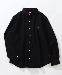 【Healthknit/ヘルスニット】COOL TOUCH ロングスリーブ レギュラーカラー ワンポイントシャツ