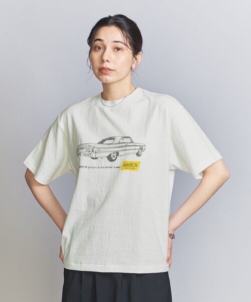 AMERICANA（アメリカーナ）の「＜Americana＞プリント Tシャツ（T
