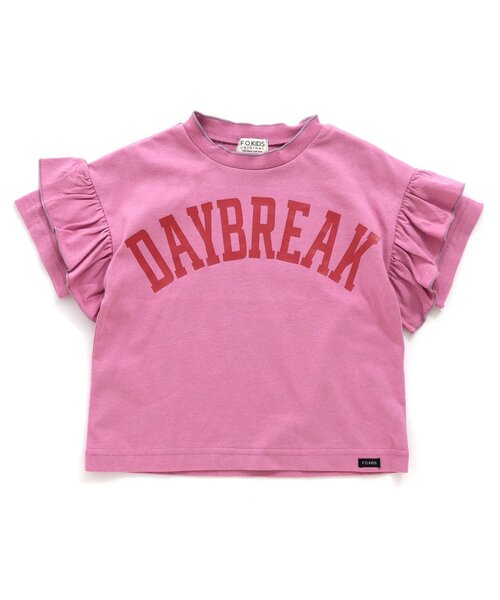 F.O.KIDS(エフオーキッズ)の「アーチロゴメローTシャツ(Tシャツ/カットソー・キッズ・アイボリー/チャコール/ピンク・140/130/120/110/100/95/90/80)」の3枚目の写真