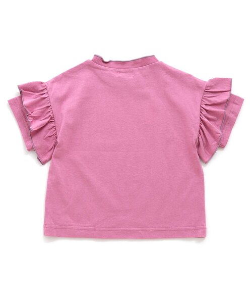 F.O.KIDS(エフオーキッズ)の「アーチロゴメローTシャツ(Tシャツ/カットソー・キッズ・アイボリー/チャコール/ピンク・140/130/120/110/100/95/90/80)」の9枚目の写真
