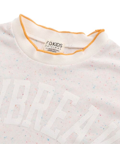 F.O.KIDS(エフオーキッズ)の「アーチロゴメローTシャツ(Tシャツ/カットソー・キッズ・アイボリー/チャコール/ピンク・140/130/120/110/100/95/90/80)」の8枚目の写真