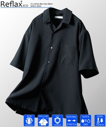 FREAK'S STORE | Reflax/リフラクス オープンカラー ショートスリーブシャツ/リラックスフィット(シャツ/ブラウス)