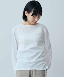 MEDE19F 繊細な表情の薄手コットンカットソートップス