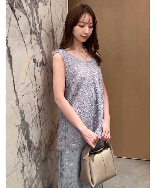 【t】今期完売 新品タグ付FRAY I.Dフリンジジャカードトップス 新作！フリンジジャガードトップス | FRAY I.D | ショップブログ