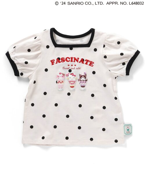 sanrio（サンリオ）の「サンリオキャラクターズパフスリーブTシャツ（Tシャツ/カットソー・キッズ・ピンク/ドット・90/100/110/120/80/130/140）」の7枚目の写真