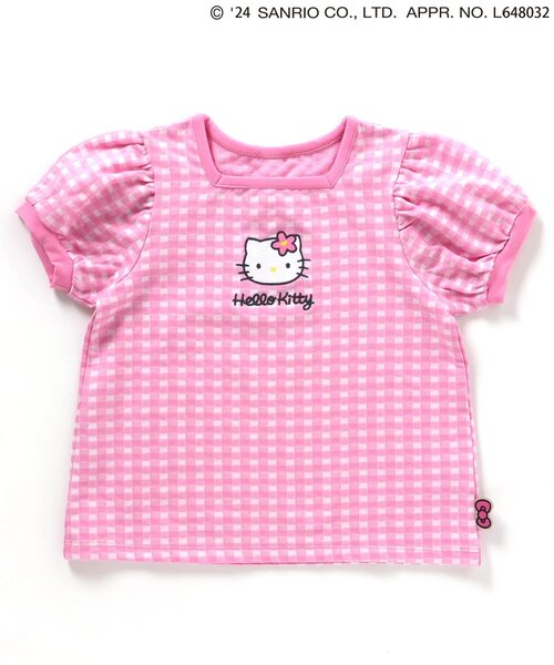 sanrio（サンリオ）の「サンリオキャラクターズパフスリーブTシャツ（Tシャツ/カットソー・キッズ・ピンク/ドット・90/100/110/120/80/130/140）」の8枚目の写真