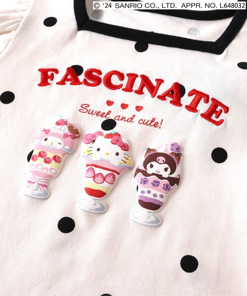sanrio（サンリオ）の「サンリオキャラクターズパフスリーブTシャツ（Tシャツ/カットソー・キッズ・ピンク/ドット・90/100/110/120/80/130/140）」の15枚目の写真