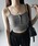 me+em selecti~[ZNgj́uy Jbvt ztg{^w[lbNV[guL~\[ ^ front button henry neck short rib camisoleiL~\[jvbO[