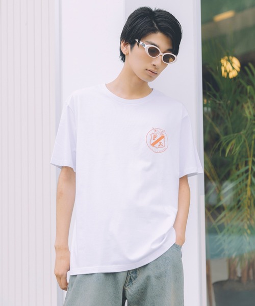 JOURNAL STANDARD(ジャーナルスタンダード)の「【ZOZO限定】SEVEN-IN-RECORDS TEEⅠ / プリントTシャツ(Tシャツ/カットソー・メンズ・ブラック系その他/ブラック系その他3/ホワイト系その他2/ブラック系その他2/ホワイト×ブラック/ホワイト系その他3/ホワイト系その他/ブラック×ホワイト・XL/L/M/S)」の4枚目の写真