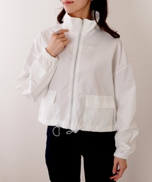 ブルゾン（ホワイト/白色系・ジップアップ）ファッション通販 - ZOZOTOWN