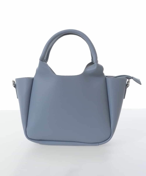 【セール】[2WAY]フェイクレザーミニトートバッグ（トートバッグ）｜MK MICHEL KLEIN（エムケーミッシェルクラン）