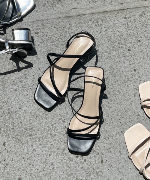 one wayザッカ（ワンウェイザッカ）の「ストラップサンダル（サンダル・レディース・ベージュ/ブラック/シルバー・LARGE/MEDIUM/X-LARGE/SMALL）」の19枚目の写真