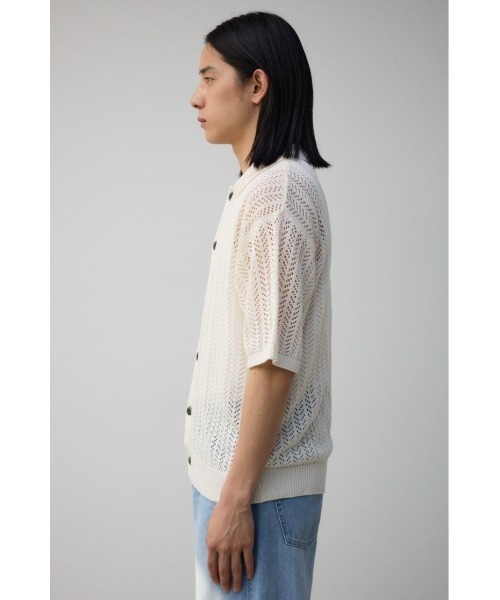 AZUL by moussy（アズールバイマウジー）の「ポロエリシアーシャツ（シャツ/ブラウス・メンズ・ダークグリーン/ブラック/アイボリー・FREE）」の8枚目の写真