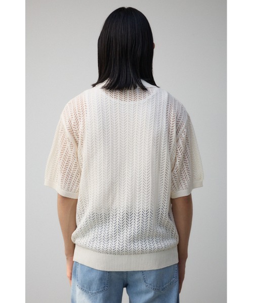 AZUL by moussy（アズールバイマウジー）の「ポロエリシアーシャツ（シャツ/ブラウス・メンズ・ダークグリーン/ブラック/アイボリー・FREE）」の9枚目の写真